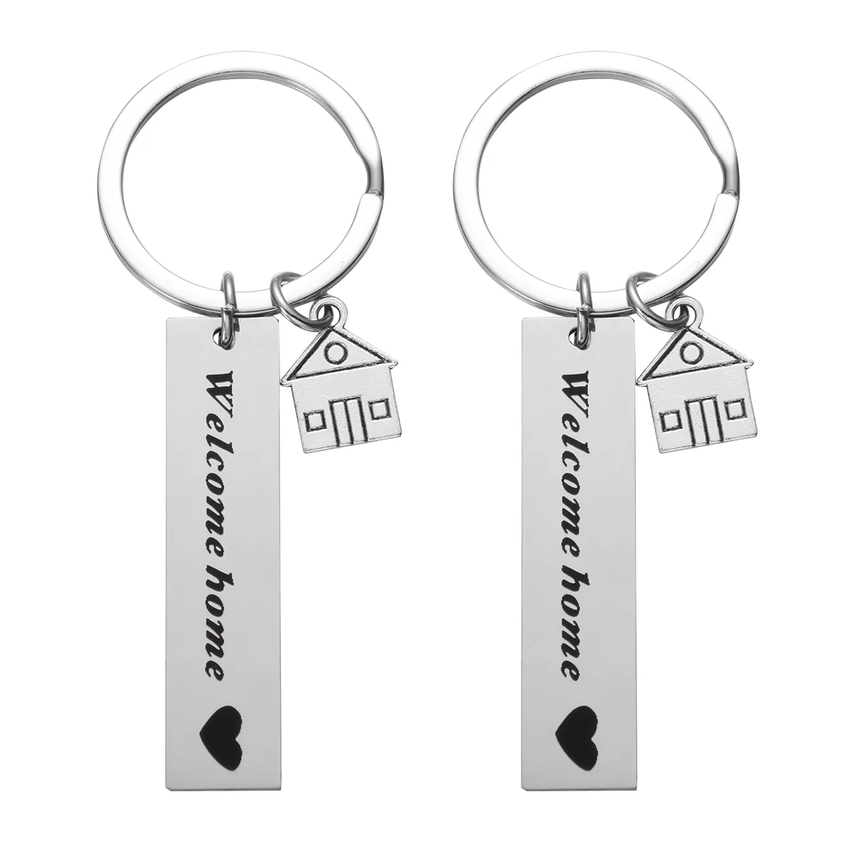 

Key Keychain Housewarming Pendant New House Home Charms Bag Rings Keyring First Our Welcome Keychains Hanging Holder Ornaments