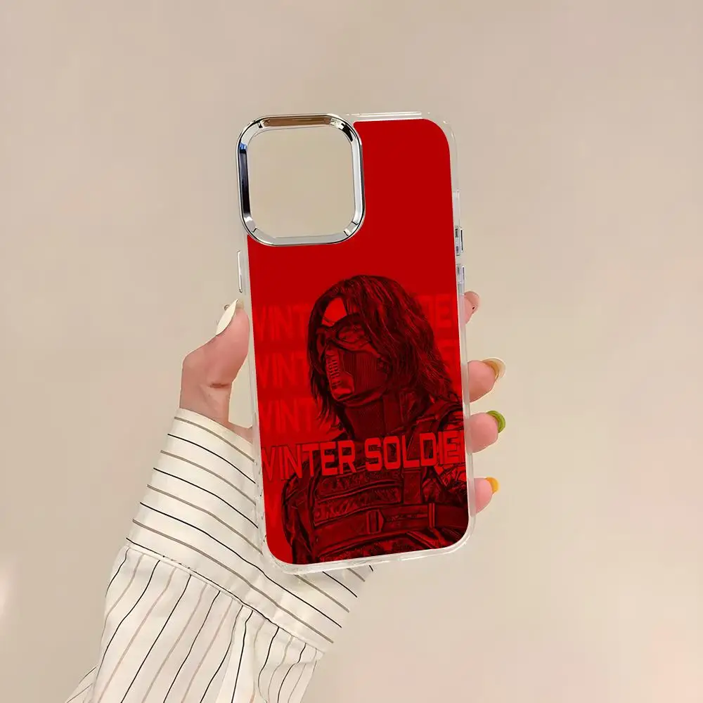 Фото Чехол для телефона B-Bucky B-Barnes Winter S-Soldier для iPhone 17 Air 16 15 14 13 12 11 Pro Pro Max Plus, прозрачный, мягкий №3
