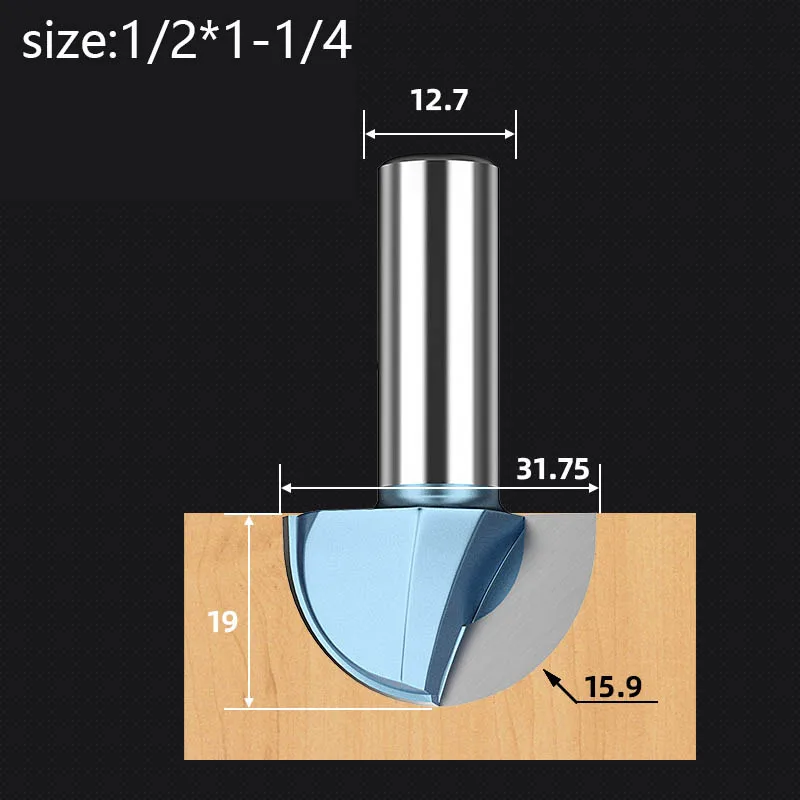 

Vsharp Tideway 1/2 1/4 дюйма фреза для гравировки по дереву