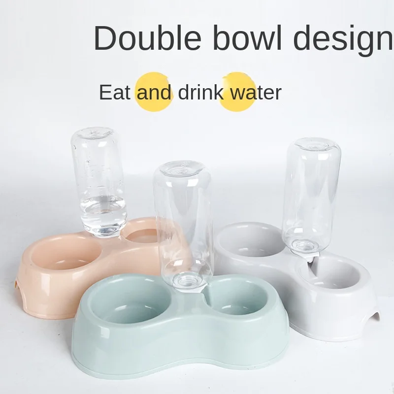 

Dog Bowl Pet Automatic Feeder Drinker Dog Basin Pet Double Bowl Dual Use Dog Bowl Cat Bowl Pet Bowl Dog Accessories
