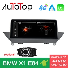 AUTOTOP 10.25" Car Monitor Android 11 BMW X1 Multimedia For BMW X1 E84 2009-2015 GPS Navigation DVD Stereo idrive Car Player 
