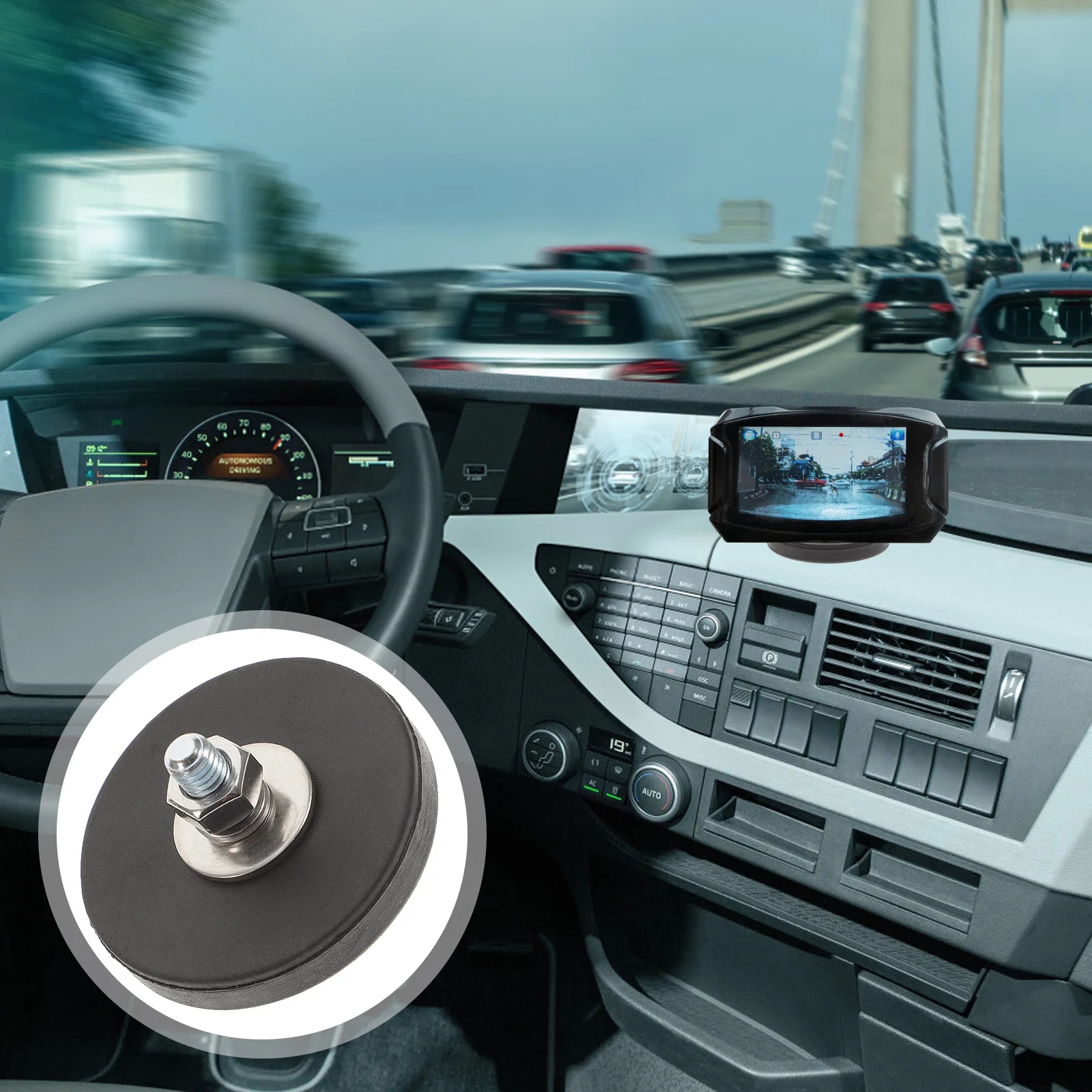 

Thread Camera Fixing Magnetic Mount Base Magnetic Mount Plate Coating Magnets Mounting Magnets Rubber Coated Magnets