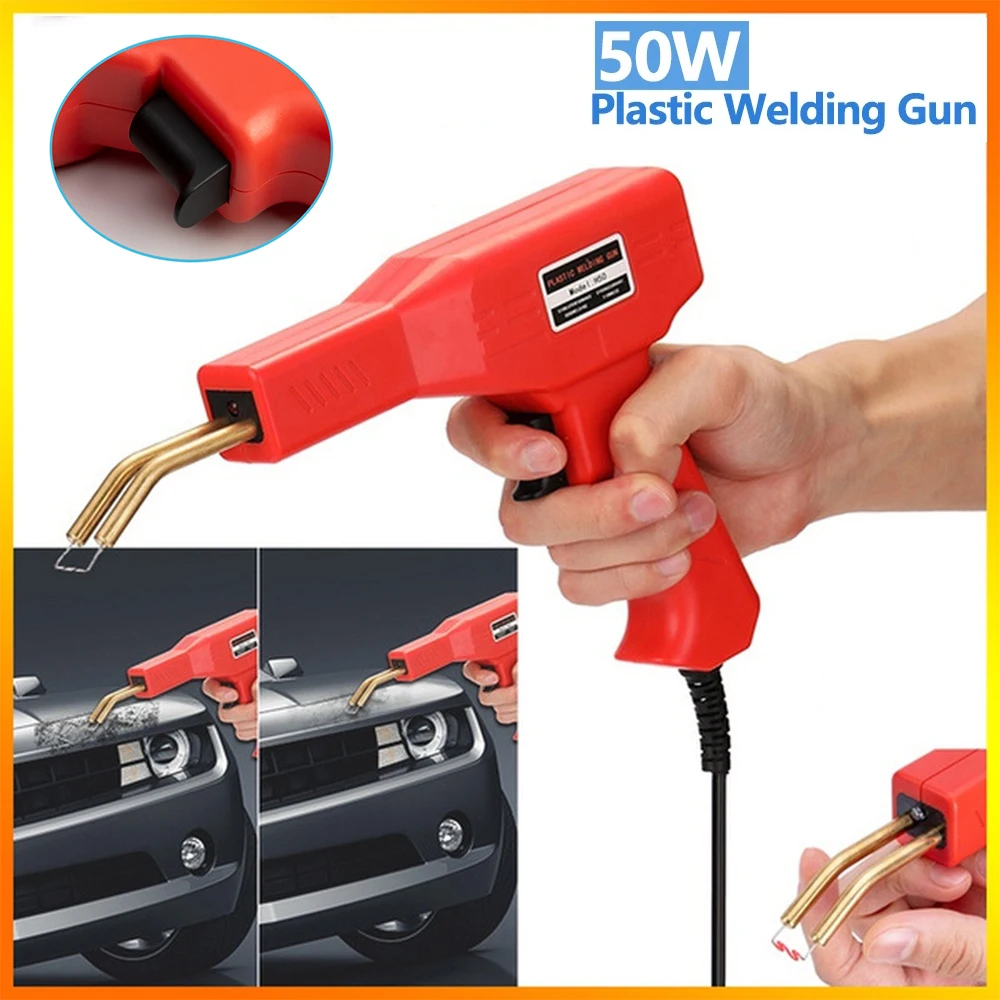 

Handy Plastic Welder 50W Hot Staplers Machine PVC Plastic Repairing Machine Car Bumper Repair Handy Plastics Welders Garage Tool