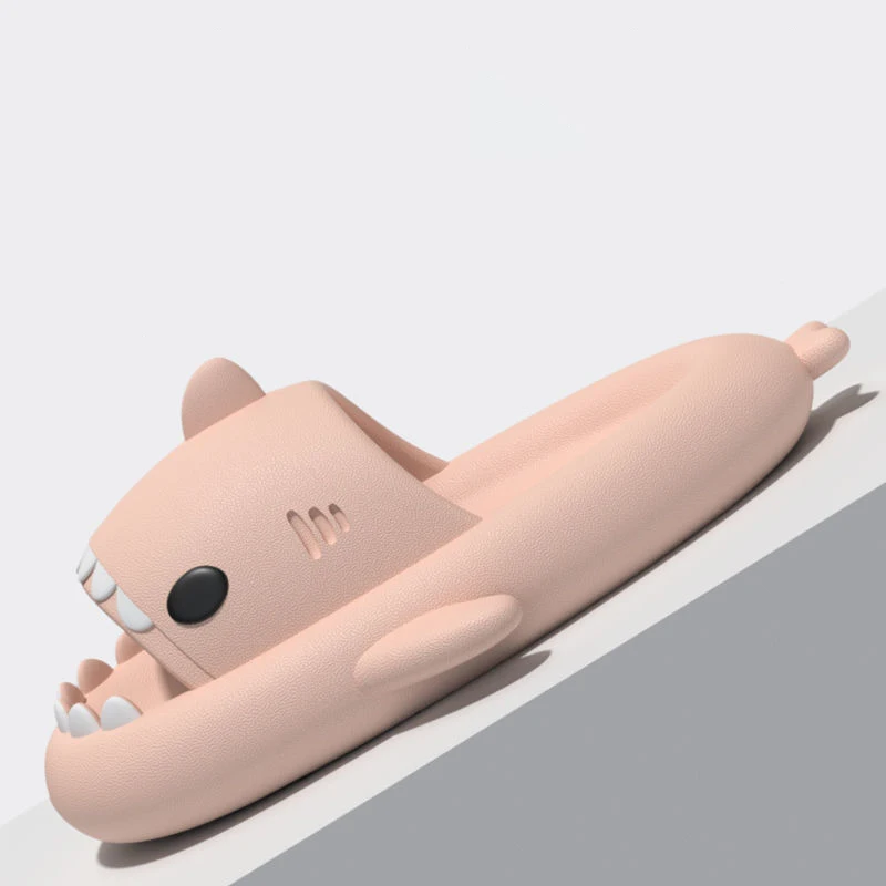 Funny Slippers Kids Cute Cartoon Shark-shaped Home Non-slip Boys Shoes Soft EVA Outdoor Slides 2022 Summer Toddler Girl Shoes