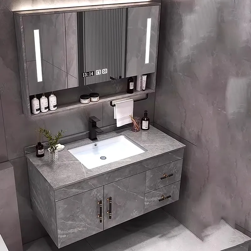 Многофункциональная Мебель для дома угловая деревянная раковина с выдвижными