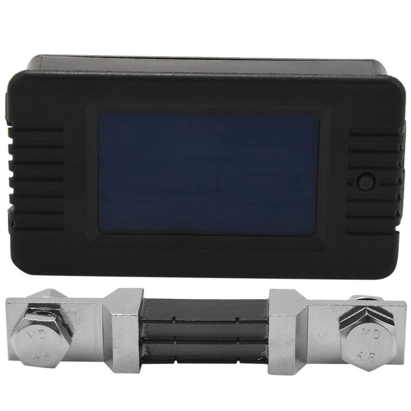 

Multifunction Battery Monitor Meter,0-200V,0-300A (Widely Applied To 12V/24V/48V RV/Car Battery) LCD Display Digital Current Vol