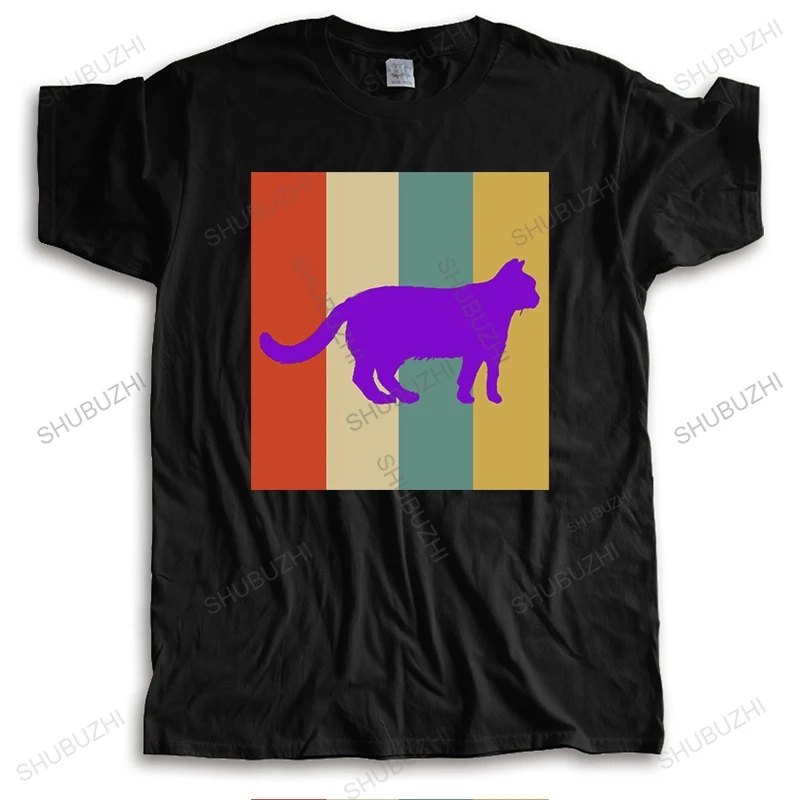 

Men brand t-shirt black new o-neck fahsion tshirt Maine Coon Cat Cats gift present Bigger Size Homme High Quality Tee-shirt