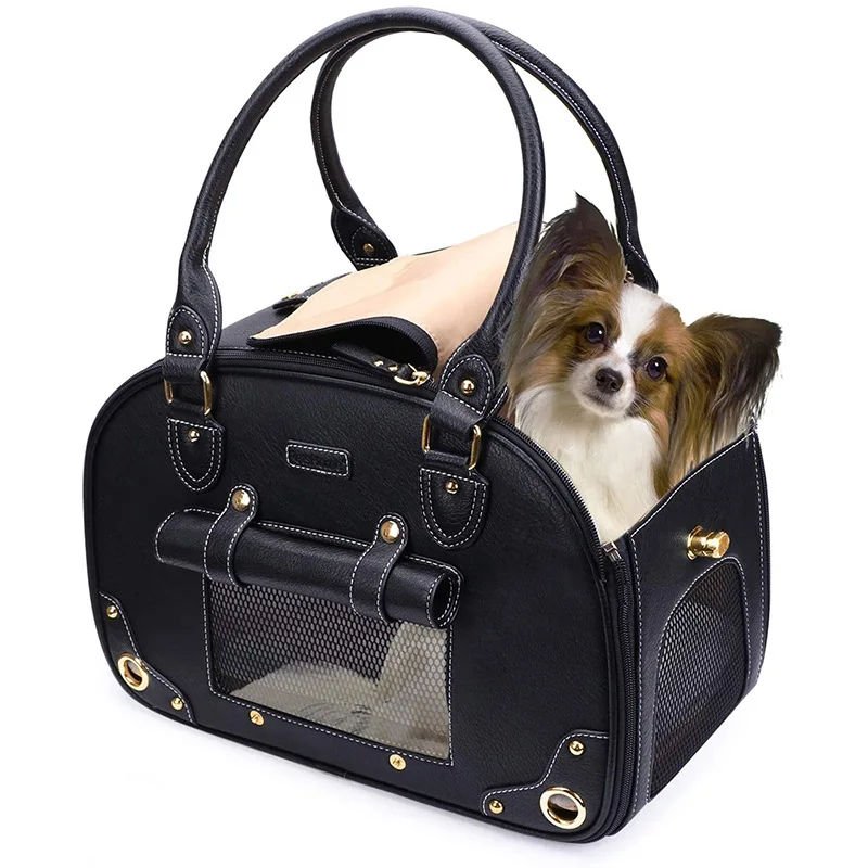

Pet Dog Carry Supplies Cat Bag Outdoor Travel Bag Small Dog PU Scratch-resistant One-shoulder Cat Cat Bag Chihuahua Handbag
