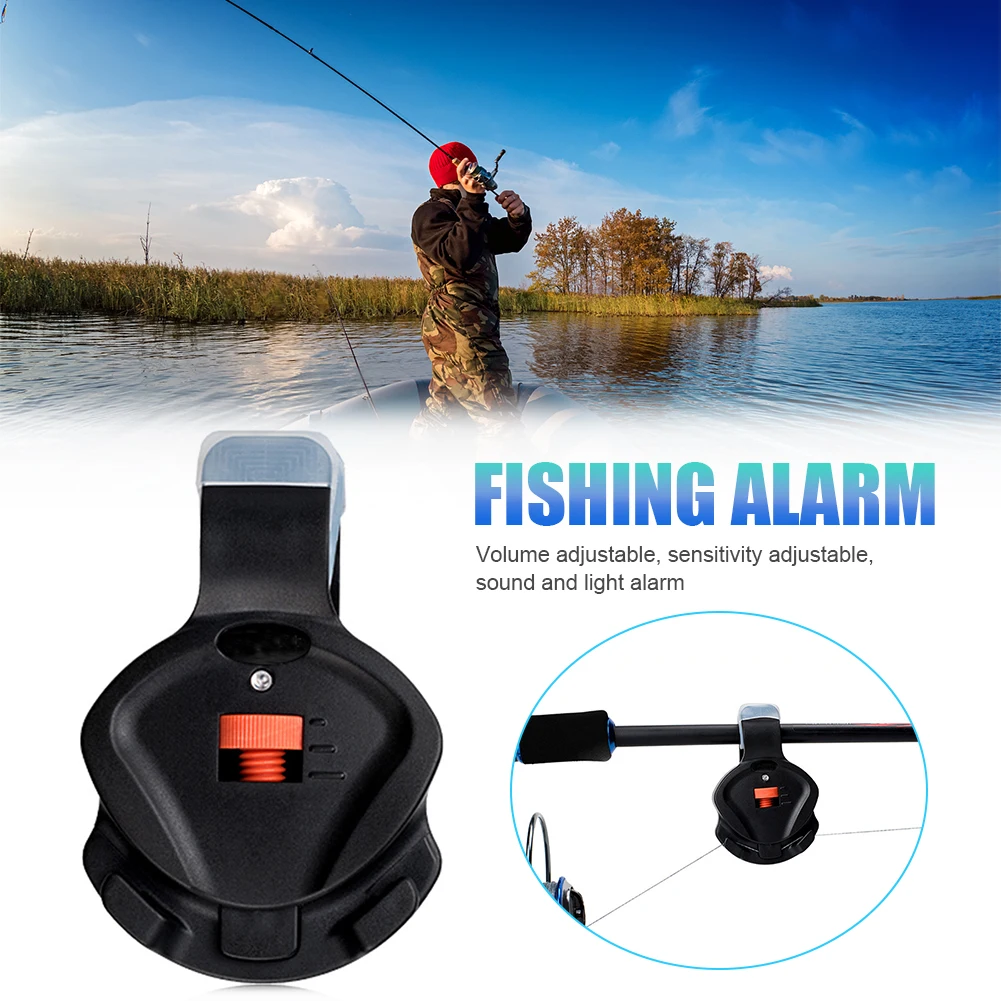 

Fishing Bite Alarm Electronic LED Light Fish Bite Sensitive Sound Alarm Bell Clip On Fishing Rod Fishing Tackles Accessories
