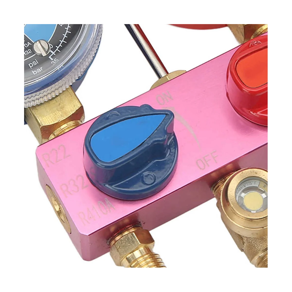 Ручной манометр для диагностики хладагента G1/4 холодильника R22/32/R410A