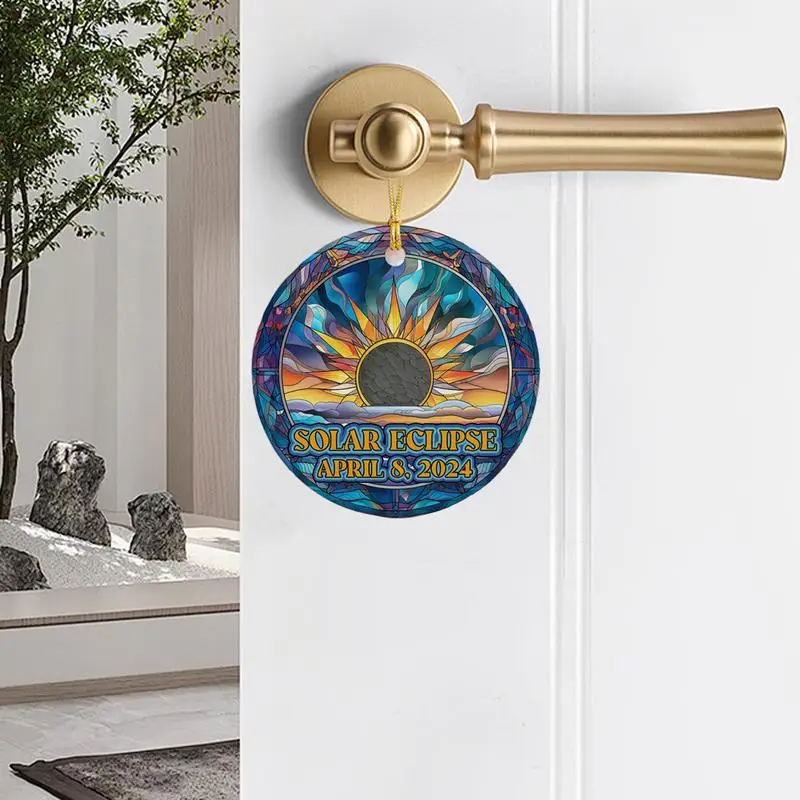 Орнамент солнечного затмения 2024 креативные украшения для вечеринки в виде декор