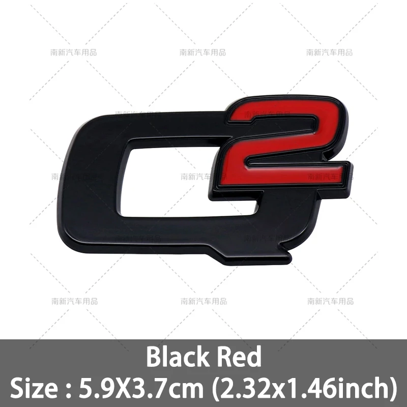 

3D металлический значок с буквами Q2 Q4, задняя эмблема багажника Giulia Stelvio, автомобильные наклейки для Alfa Romeo Giulia Stelvio, аксессуары для стайлинга автомобилей