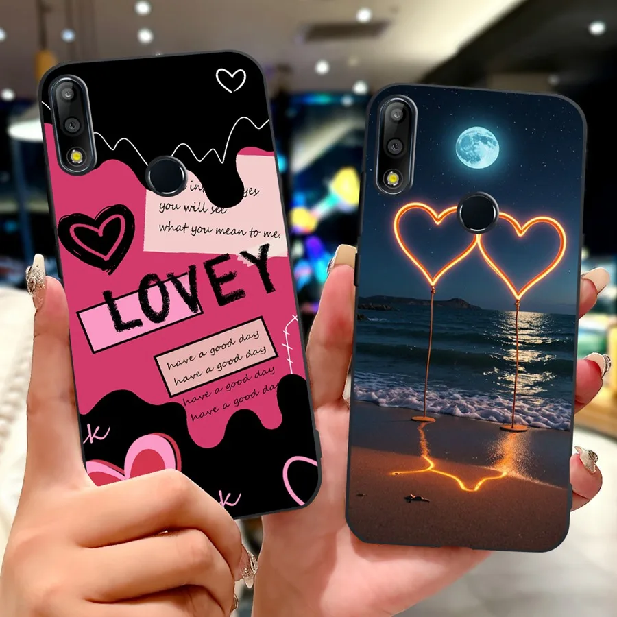 Фото Для Asus ZenFone Max Pro M2 ZB631KL Чехол Роскошный окрашенный чехол из ТПУ Чехол для телефона Asus Max M2 ZB633KL X01AD X01BD Задняя крышка Capa №2