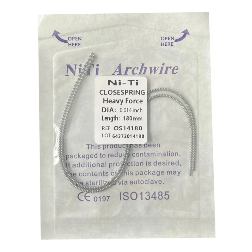 AG 10 упаковок стоматологическая ортодонтическая Niti открытая спиральная пружина