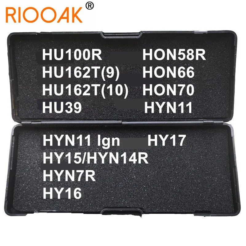 Инструмент Lishi 2 в 1, слесарные инструменты HU100R, HU162T9, HU162T10, HU39, HON58R, HON66, HON70, HYN11, HY15, HYN7R, HY16, HY17 Инструмент Lishi 2 в 1, слесарные инструменты HU100R, HU162T9, HU162T10, HU39, HON58R, HON66, HON70, HYN11, HY15, HYN7R, HY16, HY17