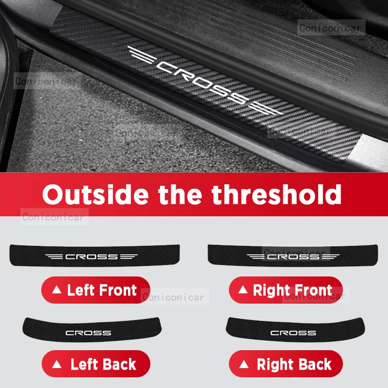 

Накладка на порог и педаль для TOYOTA COROLLA CROSS 2022-2024