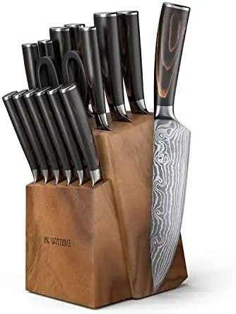 

Набор профессиональных кухонных ножей из 6 предметов, ультра острые, из высокоуглеродистой стали, с эргономичной ручкой, нож для масла, разделитель для масла