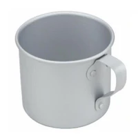 300ml portable aluminum coffee mug 8cm lightweight coffee beer milk water cup hiking cookware camping tableware picnic supplies