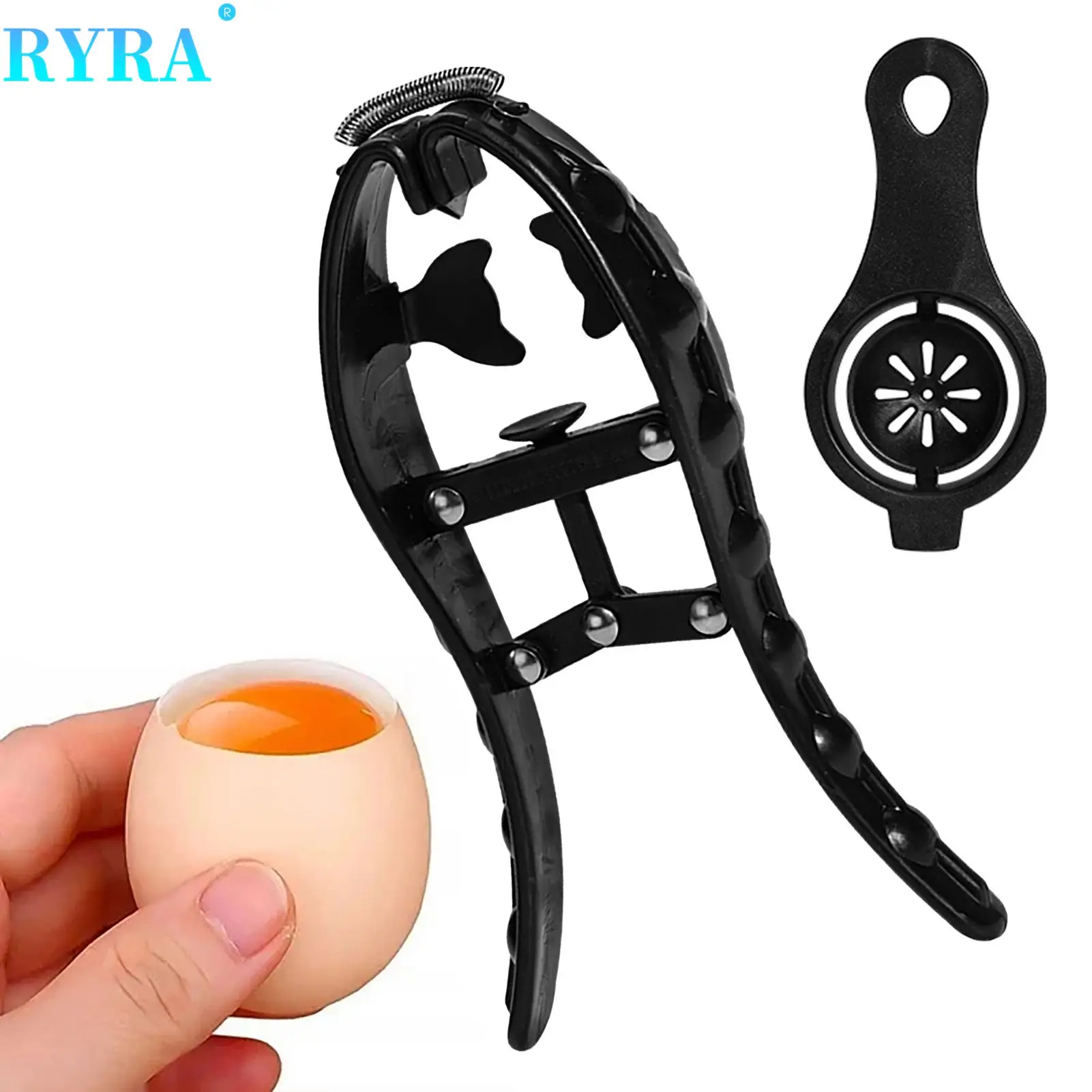 

Manual Egg Opener Egg White Yolk Separator Kitchen Egg Scissors Eggshell Cracker Breaker Portable Egg Tool Kitchen Accessories