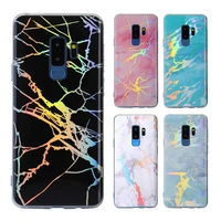 laser marble case for samsung galaxy note 20ultra 10plus a30s colorful pattern tpu silicone shell with bracket and ring buckle
