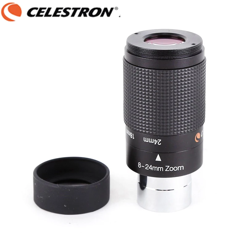 

Celestron 8-24mm/7-21mm Eyepiece Zoom Continuous Variable Folding Fully Multi-Coated for 1.25'' 31.7mm Astronomical Telescope