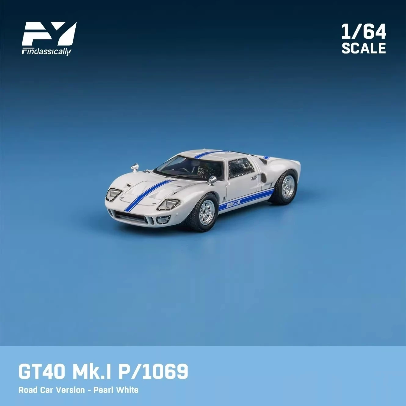 Фото Готовые акции Findclassically FY 1/64 GT40 MK I Коллекция Подарочная масштабная модель автомобиля №3