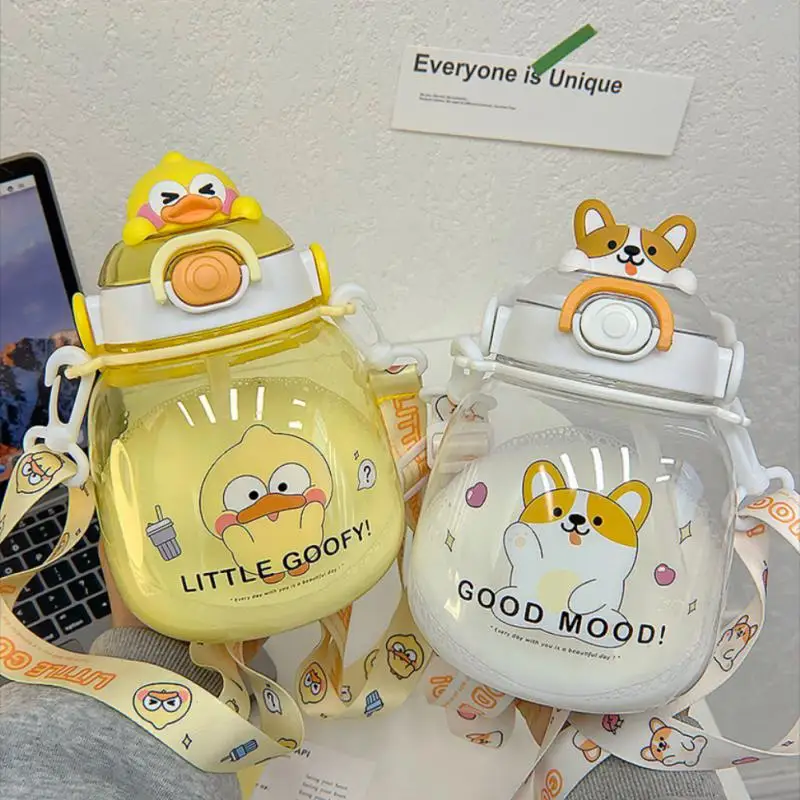

Newest Sports Bottle Water Kettle 1310ml Kettle Kids Gift Fitness Student Handy Cup For Children Girls Boys Hot Large Capacity