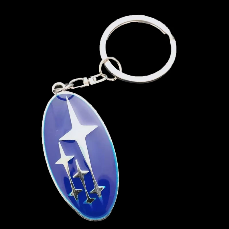 

Брелок с логотипом автомобиля, подарочный брелок для ключей, подвеска-цепочка для Subaru Forester XV Legacy WRX Tribeca Levorg BRZ Crosstrek, аксессуары