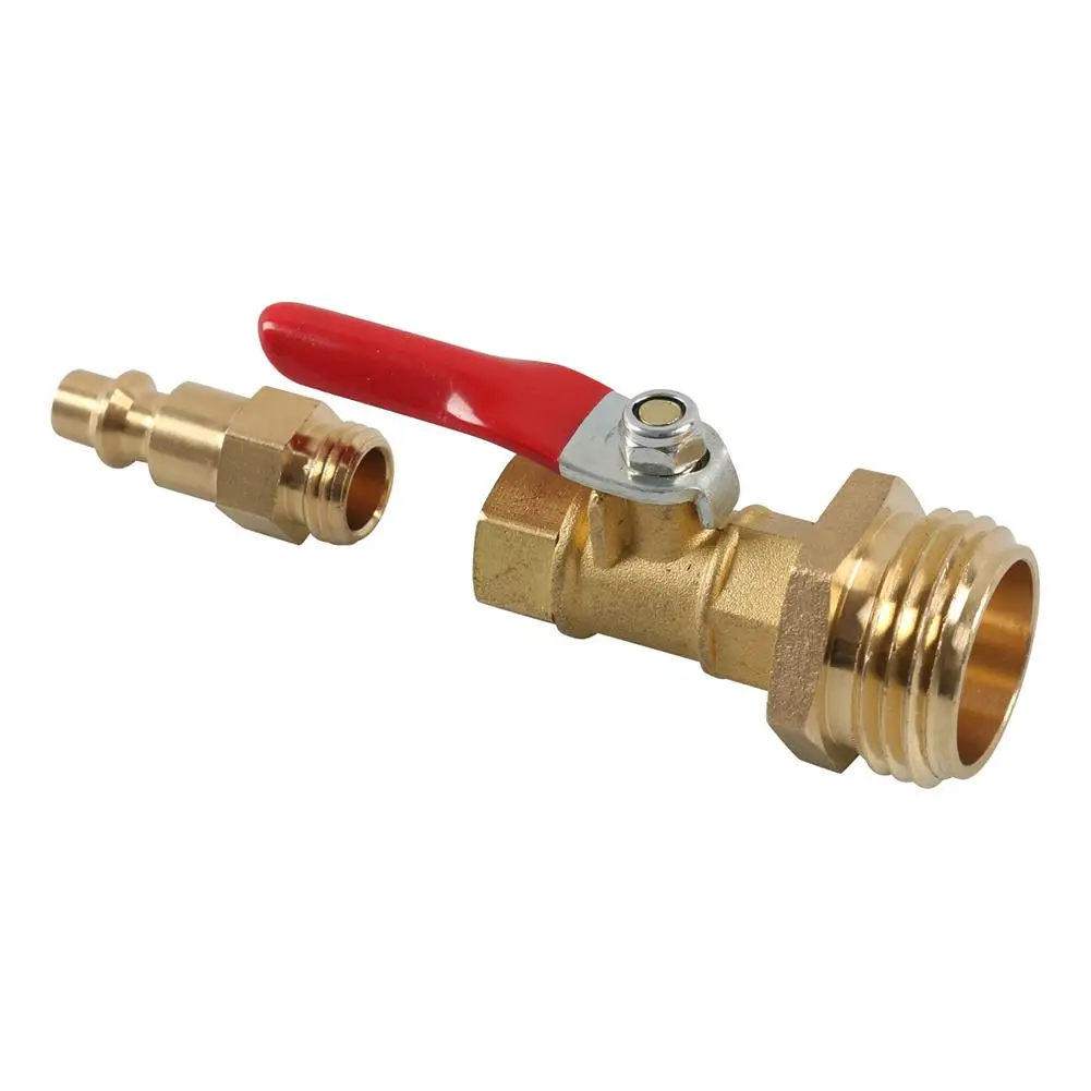 

Winterize Blowout Adapter With 1/4 Inch Male Thread Quick Connecting Plug Drain Fitting Adapter For Water Supply Systems