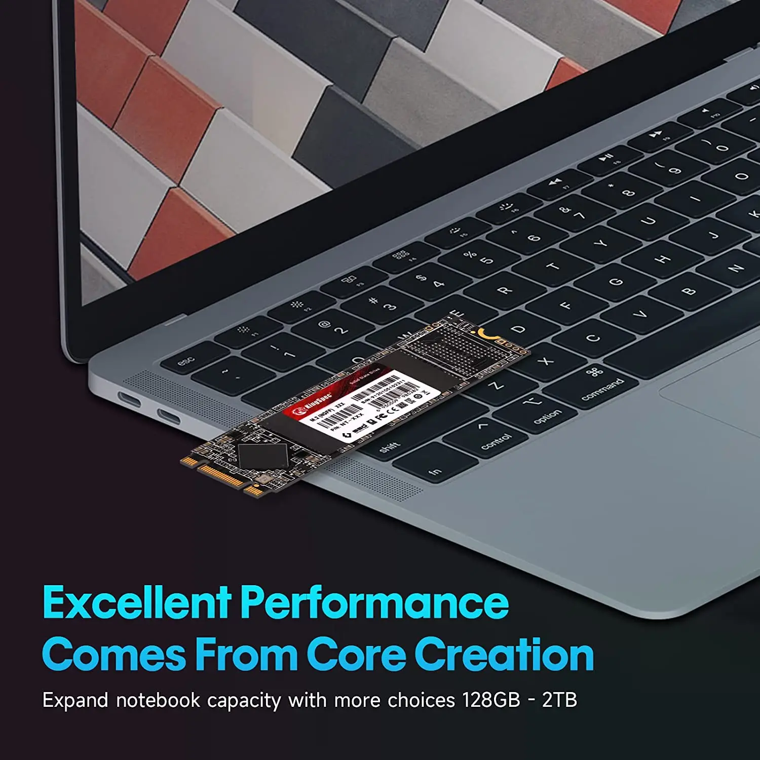 Ssd-накопитель KingSpec m2 sata 2280 1 ТБ 128 ГБ M2 NGFF SATA ssd M.2 1 ...
