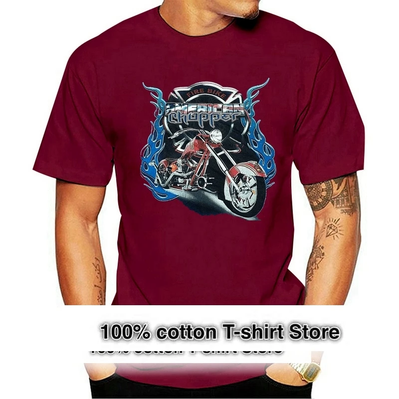 AMERICAN CHOPPER TV Series Fire Bike Motorcycle  BRAND  T Shirt L Original