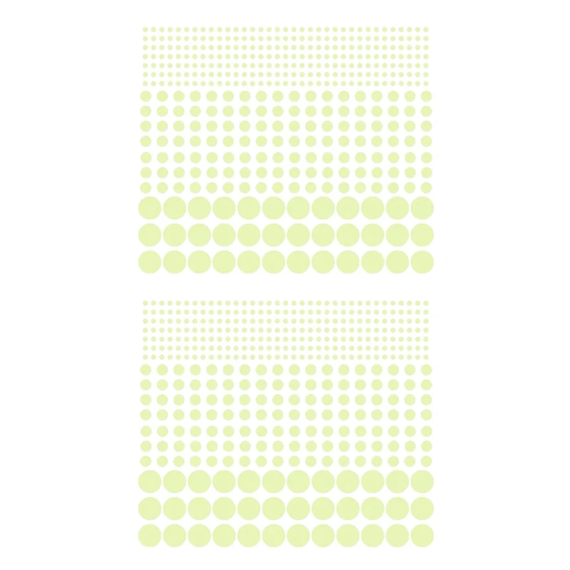 

814Pcs DIY Glow In The Dark Wall Stickers Luminous Rould Dot For Baby Kids Bedroom Living Room Wall Decal Home Decor