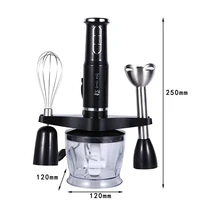 3 speed 600w 4 in 1 electric food processor mixer multifunction kitchen detachable hand blender egg beater vegetable stand blend