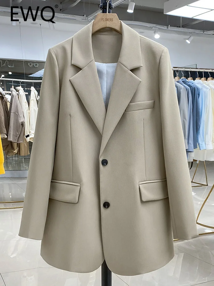 

Женский Однобортный блейзер с длинным рукавом, на весну-лето