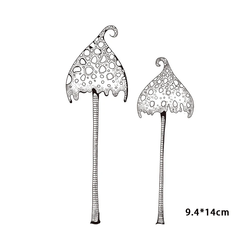

New Arrival 2023 Mushroom Clear Stamps Seal for DIY Scrapbooking Card fairy Rubber Stamps Making Photo Album Handemade Crafts