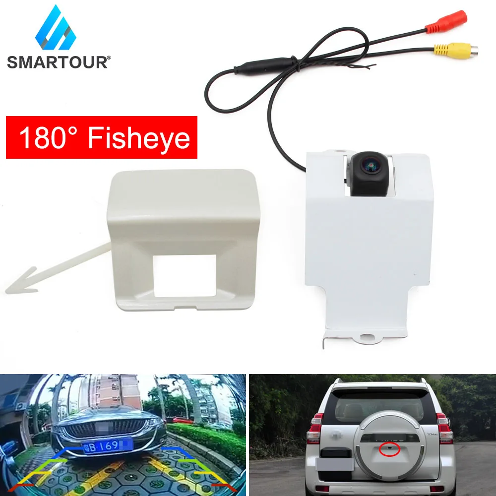 

SMARTOUR AHD 180 градусов ночное видение объектив рыбий глаз обратная резервная Cvbs HD камера для Peugeot Citroen C4Aircross C4SUV leopкшен