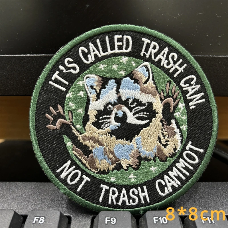 Нашивка с крючком и петлей для мыши волка Koala вышитая тактическая искусственная