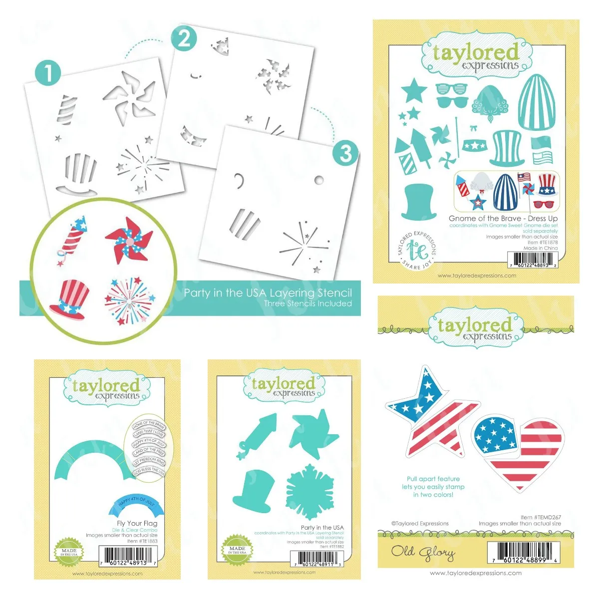 

New Stamps and Dies Fly Flag Gnome Layered Stencils Metal Cutting Dies Molds Stencils for Diy Scrapbooking Embossing Decoration
