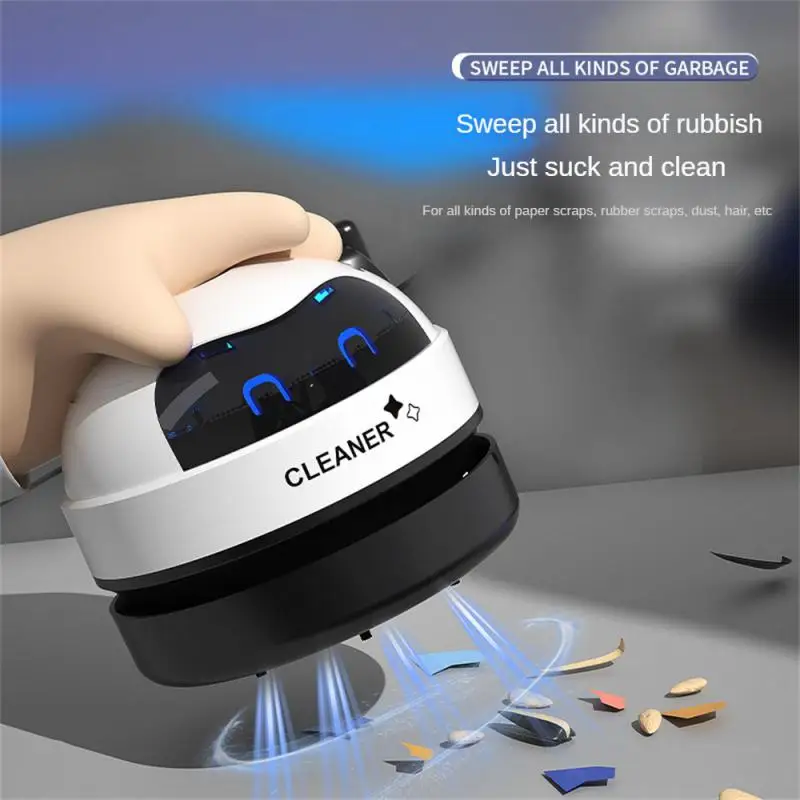 

Dust Sweeper Cartoon Rubber Scraps Super Suction Household Convenient Cleaning Supplies Table Sweeper Electric Interface Mini