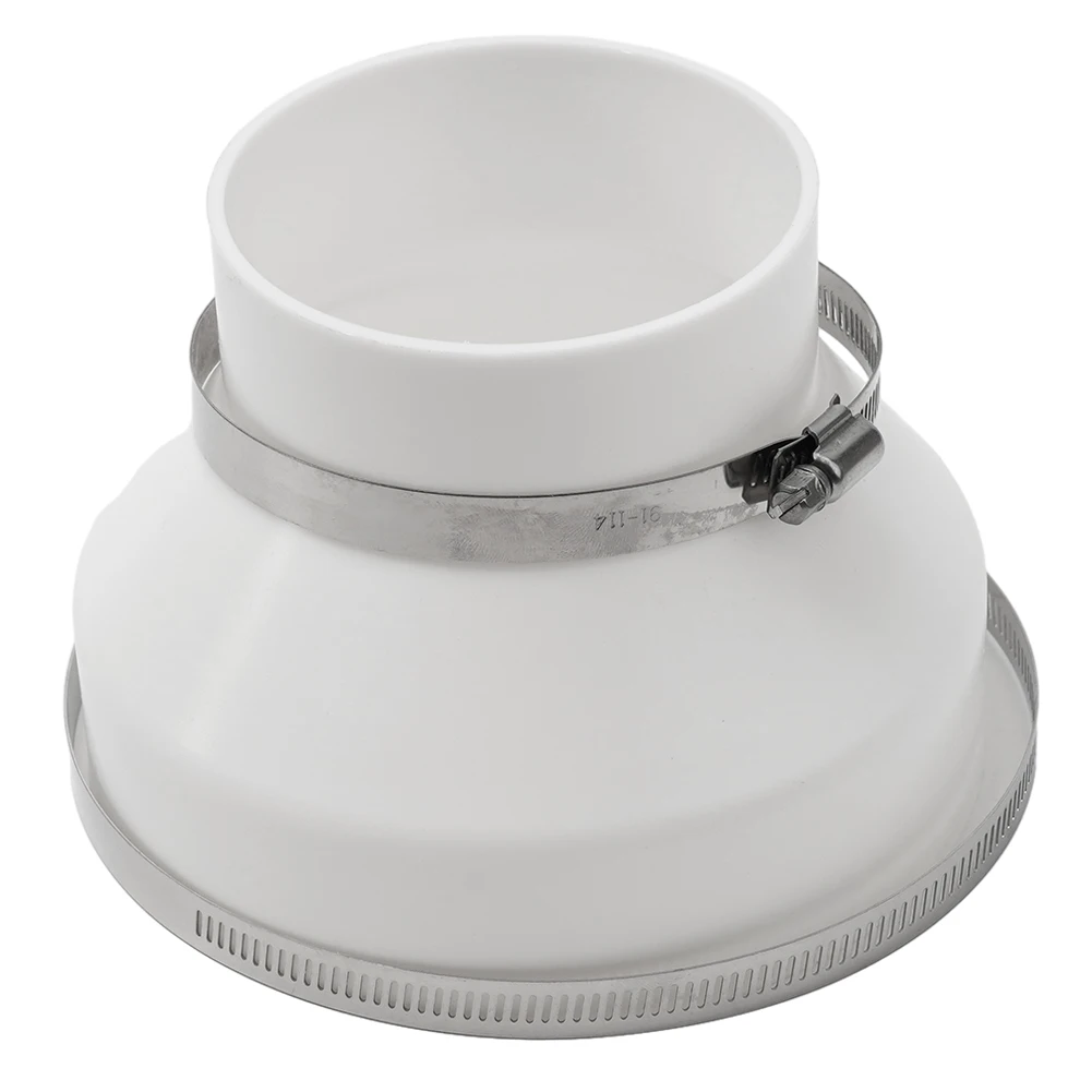 

Ventilation Tube Connector Adapter Connector Brand New Durable Stainless Steel Clamp Ventilation Hose Connector