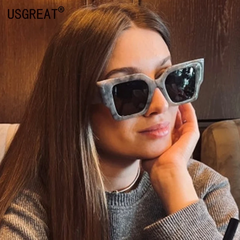 

Fashion Cat Eye Square Woman Vintage Sunglasses Cateye Retro Sun Glasses Classic Brand Design Lady Eyewear Oculos De Sol UV400