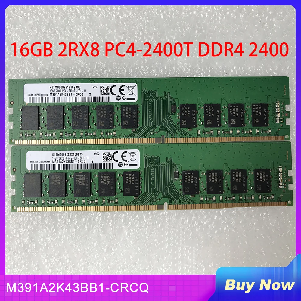 Серверная память Samsung, 1 шт., 16 ГБ, 2RX8, PC4-2400T DDR4 2400, ECC,