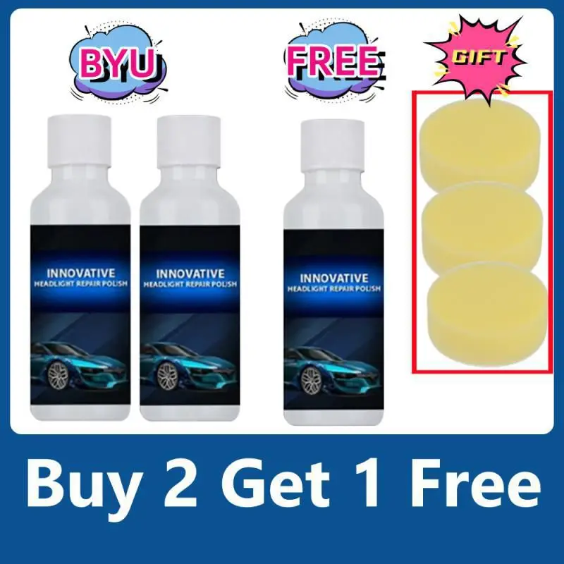 

News 20ML Car Headlight Repair Coating Solution Repair Kit Oxidation Rearview Coating Headlight Polishing Anti-scratch Liquid