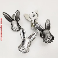 1pc rabbit shape zinc alloy bee shape brass furniture door handle for children room drawer for cupboard kitchen cupboard