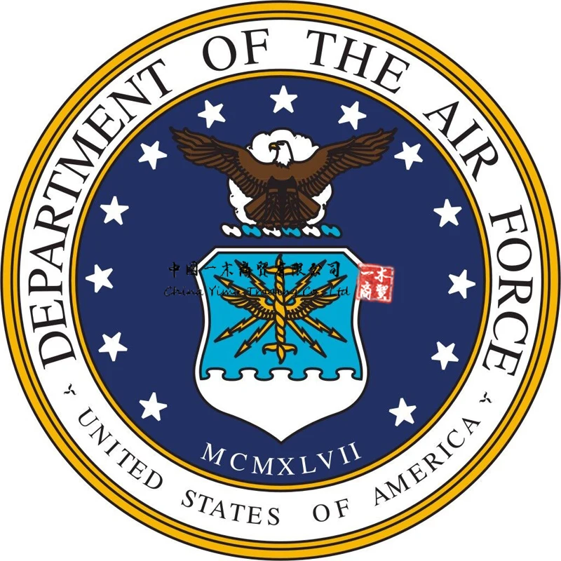 

Отдел США ВВС № 2, Виниловая наклейка на стену, окно, военная наклейка