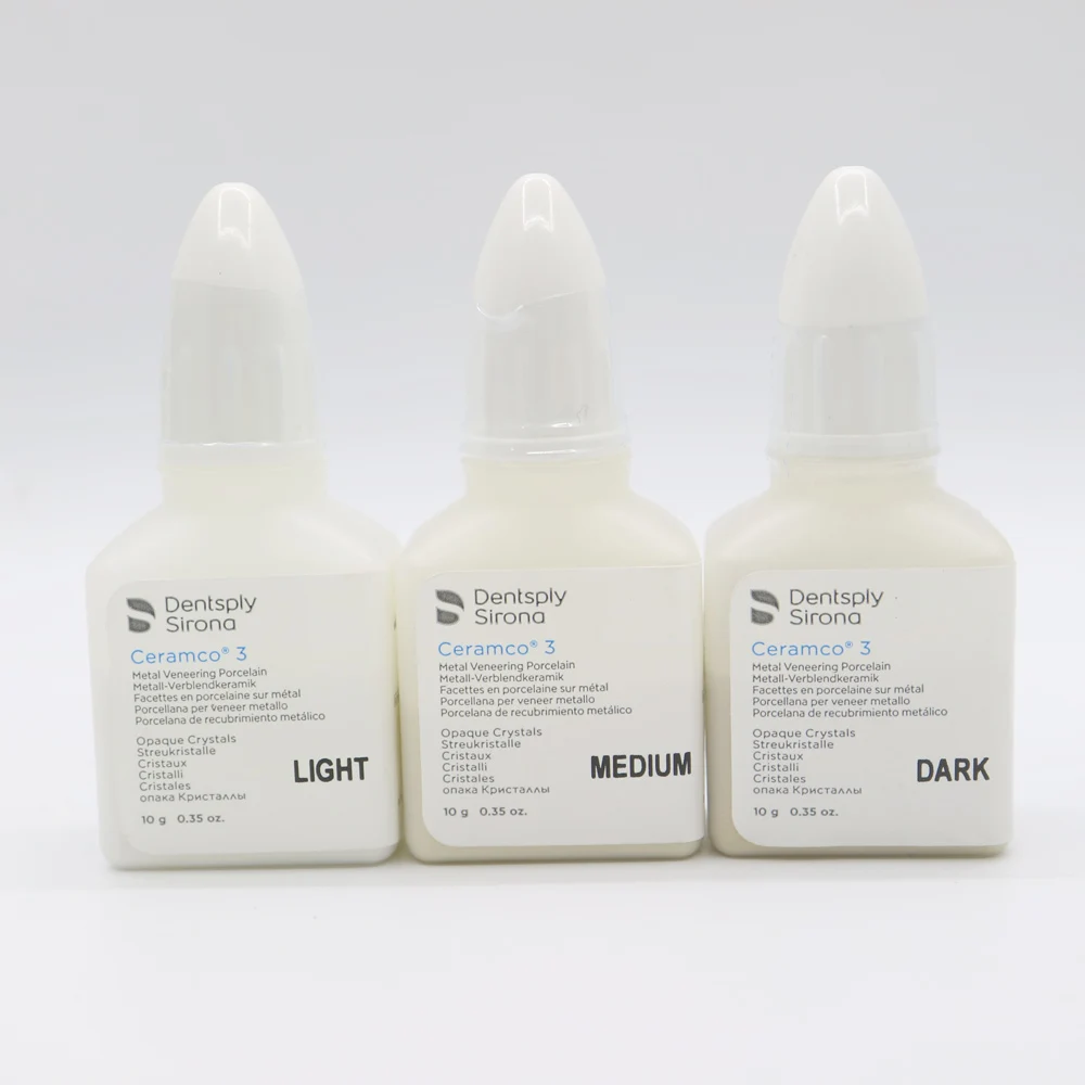 

Стоматологические лабораторные товары для ухода за зубами Dentsply Ceramco3, непрозрачные кристаллы, светильник средние темные Кристаллы 10 г