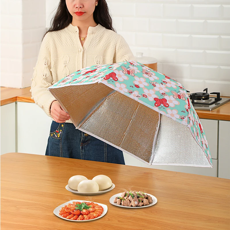 heat preservation for kitchen gadgets folding funnel vegetable cover kitchen tools accessories winter thermomix accesories table free global shipping