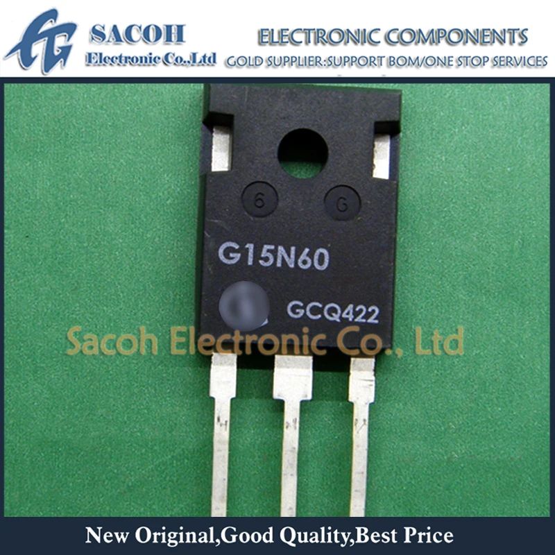 

10Pcs SGW15N60 G15N60 or SKW15N60 K15N60 TO-247 15A 600V Power IGBT