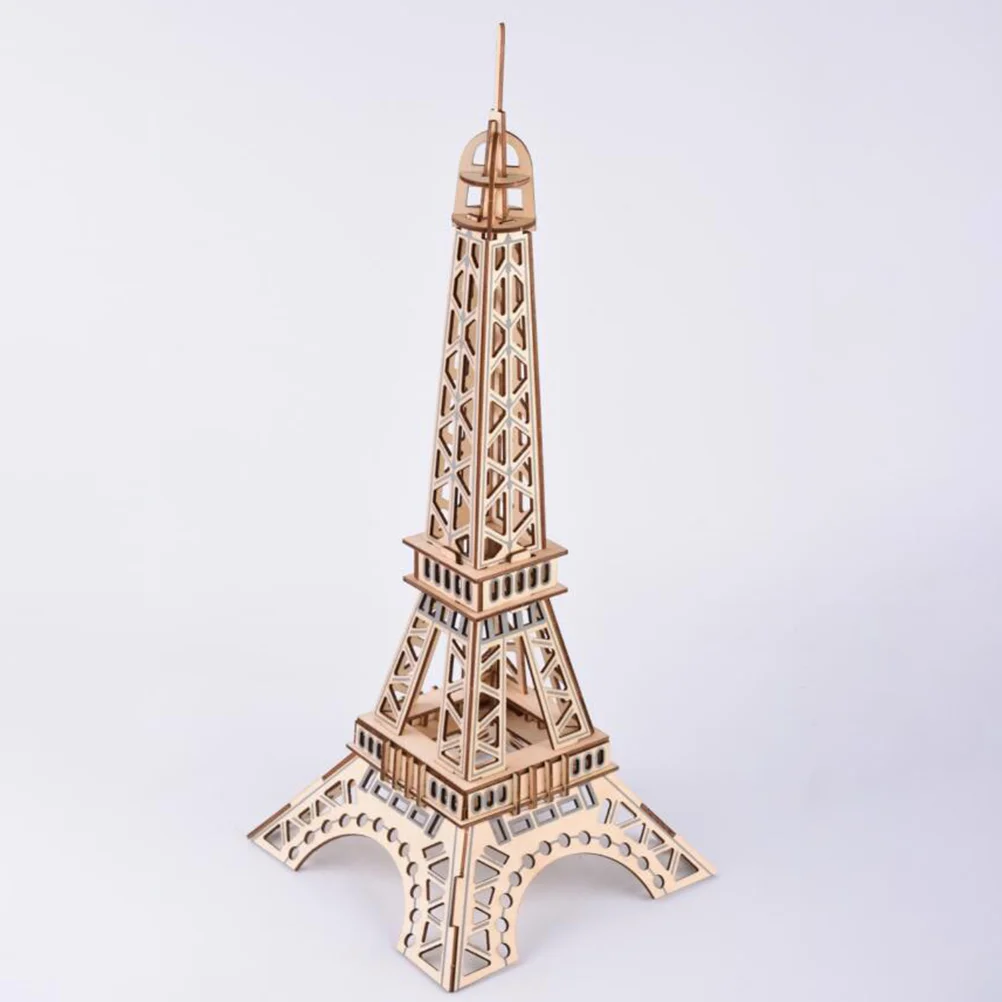 

Деревянная трехмерная головоломка-пазл в форме Эйфелевой башни, игрушка для развлечения