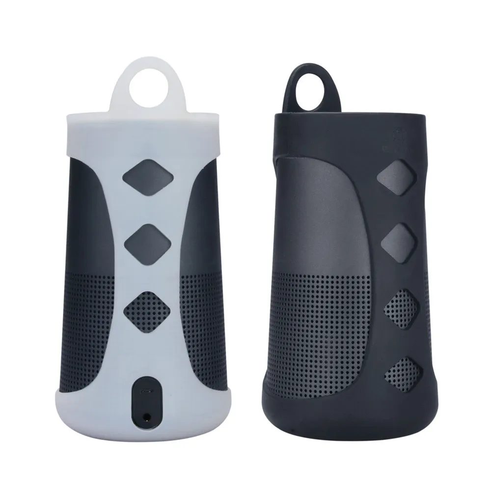 

Speaker Case For Bose-SoundLink Revolve+ Silicone Sling Carry Cover Case Protector Portable Silicone Speakers Case 0309#2